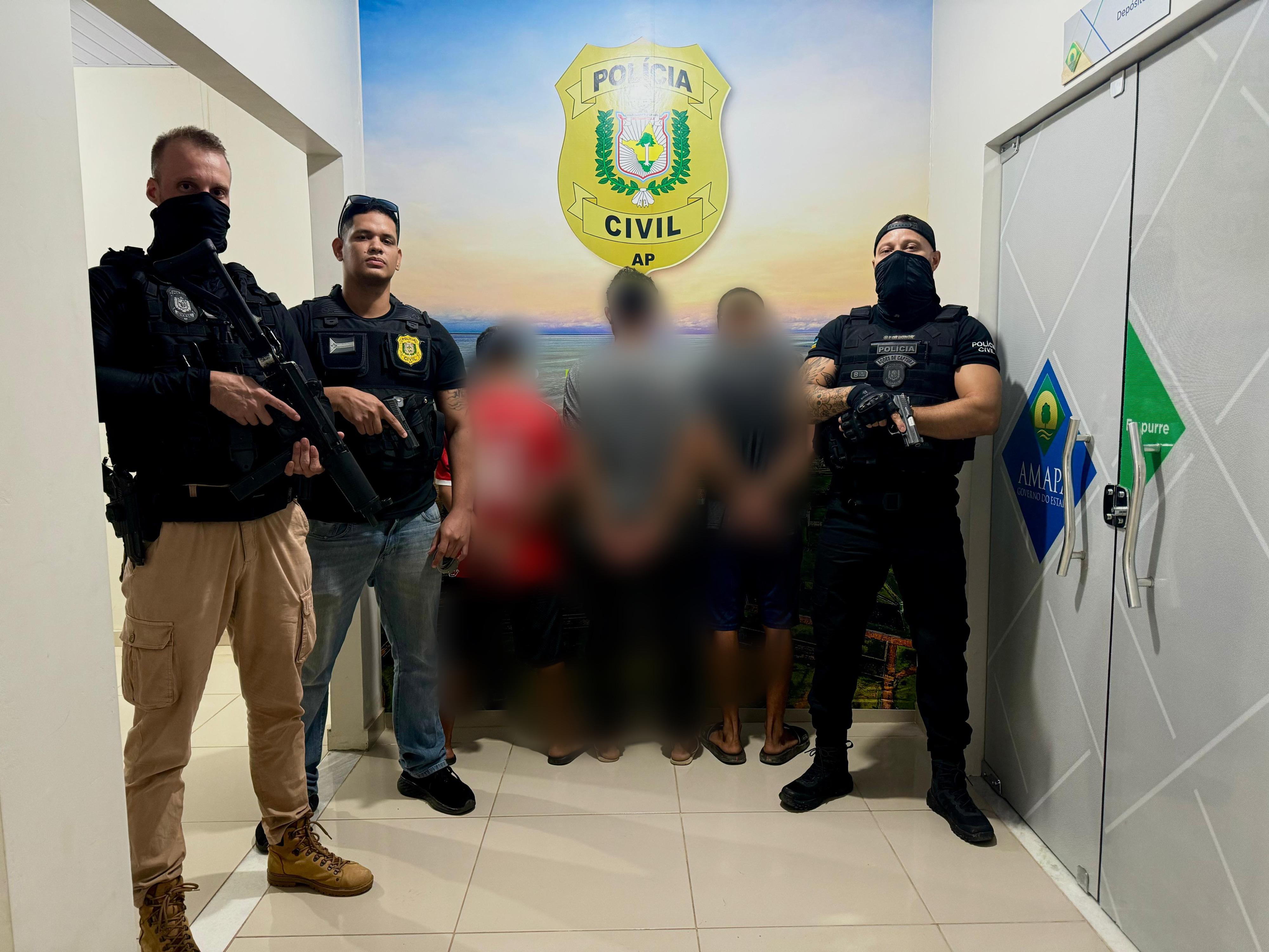 EM MAZAGÃO, POLÍCIA CIVIL APREENDE TRÊS ADOLESCENTES POR ATOS INFRACIONAIS ANÁLOGOS AOS CRIMES DE FURTO E ASSOCIAÇÃO CRIMINOSA